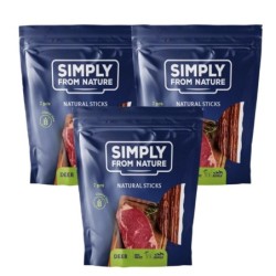 SIMPLY FROM NATURE Nature Sticks with deer Nature Sticks mit Hirsch 3 x 7 St
