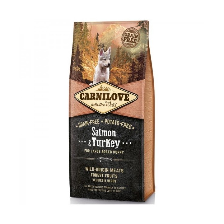 CARNILOVE Puppy large breed Lachs und Pute 4 kg