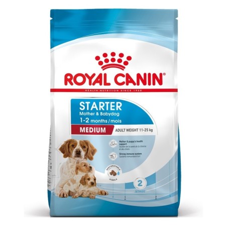 ROYAL CANIN Medium Starter Mother&amp,Babydog 15 kg für trächtige und säugende Hündinnen und Welpen im Alter von 4 bis 8 Woch