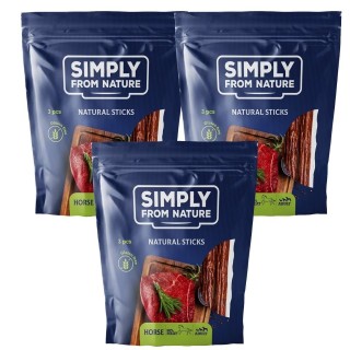 SIMPLY FROM NATURE Naturzigarren mit Pferdefleisch 3 x 3 St