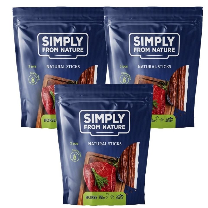 SIMPLY FROM NATURE Naturzigarren mit Pferdefleisch 3 x 3 St