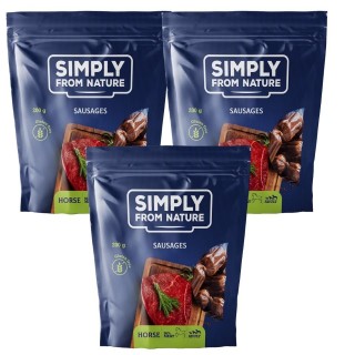 SIMPLY FROM NATURE Naturwürstchen mit Pferdefleisch 3 x 200 g