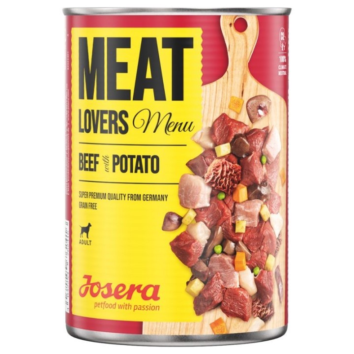 JOSERA Meatlovers Menu Rindfleisch mit Kartoffeln 400 g