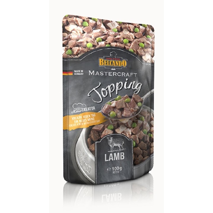 BELCANDO Mastercraft Topping Lamm mit Erbsen 100 g