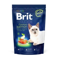 BRIT Cat Premium by Nature Sterilised salmon 1,5 kg