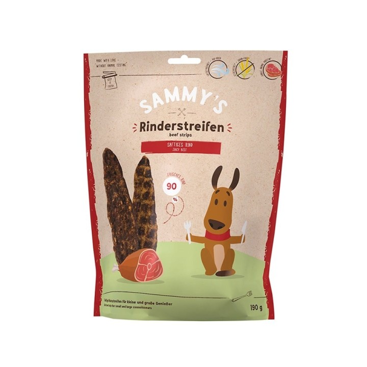 BOSCH SAMMY’S Beef Strips Rindfleischstreifen 190 g