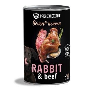 PAKA ZWIERZAKA Seventh Heaven Kaninchen &amp, Rindfleisch 400 g