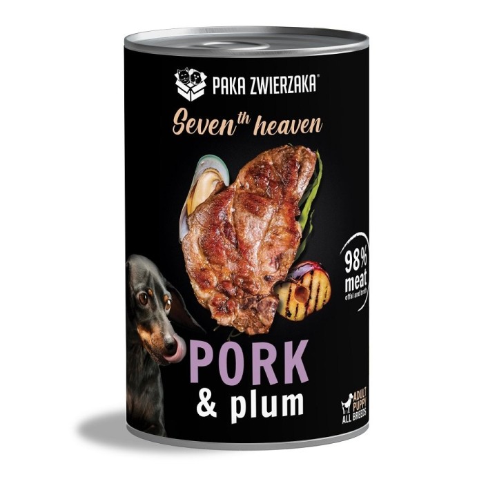 PAKA ZWIERZAKA Seventh Heaven Schweinelende mit Pflaume (pork&amp,plum) 400 g