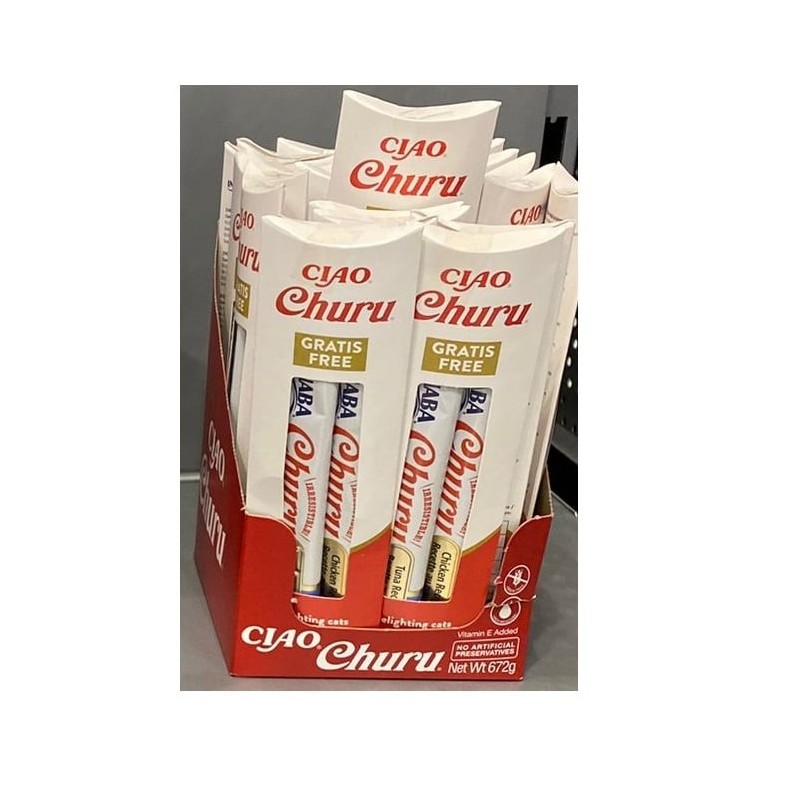 INABA CIAO Churu Cremiges Katzenleckerli 2 x 14 g