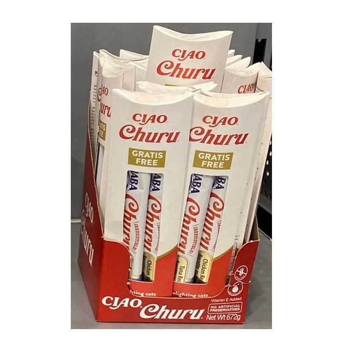 INABA CIAO Churu Cremiges Katzenleckerli 2 x 14 g