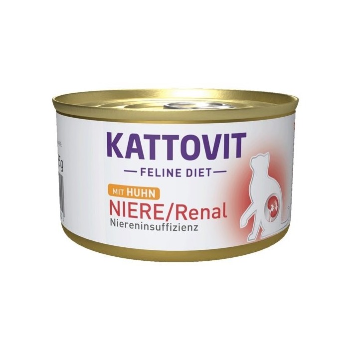 KATTOVIT Feline Diet Niere/Renal Huhn 85 g