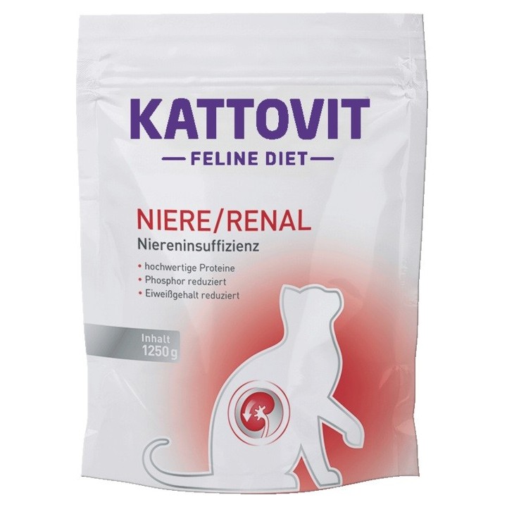 KATTOVIT Feline Diet Niere/Renal Trockenfutter 1,25 kg