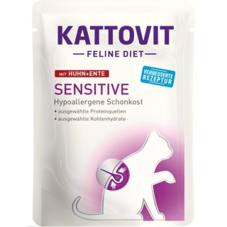 KATTOVIT Feline Diet Sensitive Huhn + Ente 85 g