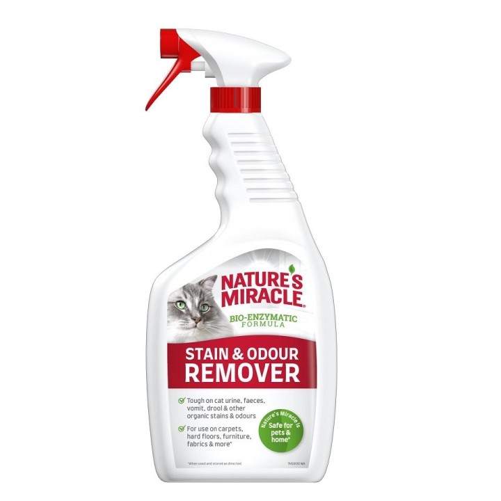 NATURE'S MIRACLE Stain&amp,Odour Remover Cat 709 ml