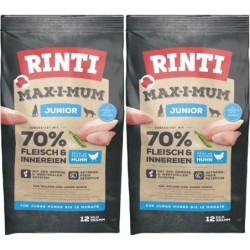 RINTI MAX-I-MUM Junior Huhn 2 x 12 kg