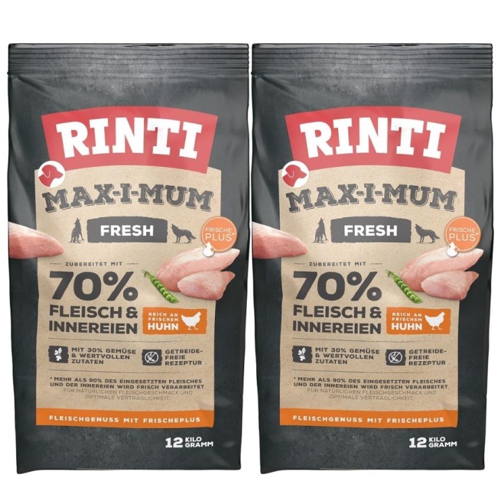 RINTI MAX-I-MUM Huhn 2 x 12 kg