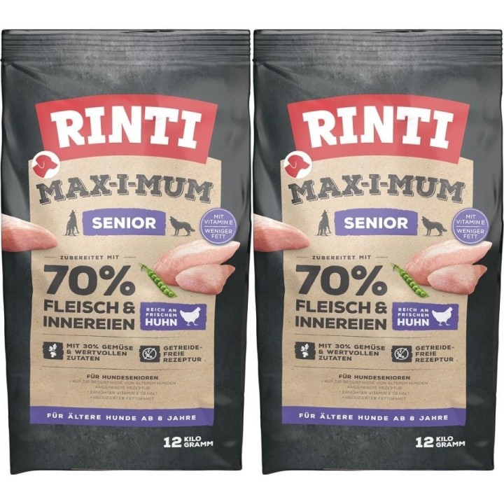 RINTI MAX-I-MUM Senior Huhn 2 x 12 kg