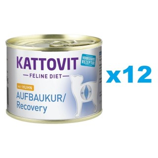 KATTOVIT Feline Diet Recovery/Aufbaukur Huhn 12 x 185 g