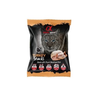 ALPHA SPIRIT Würfel Katzenleckerli Truthahn 50g