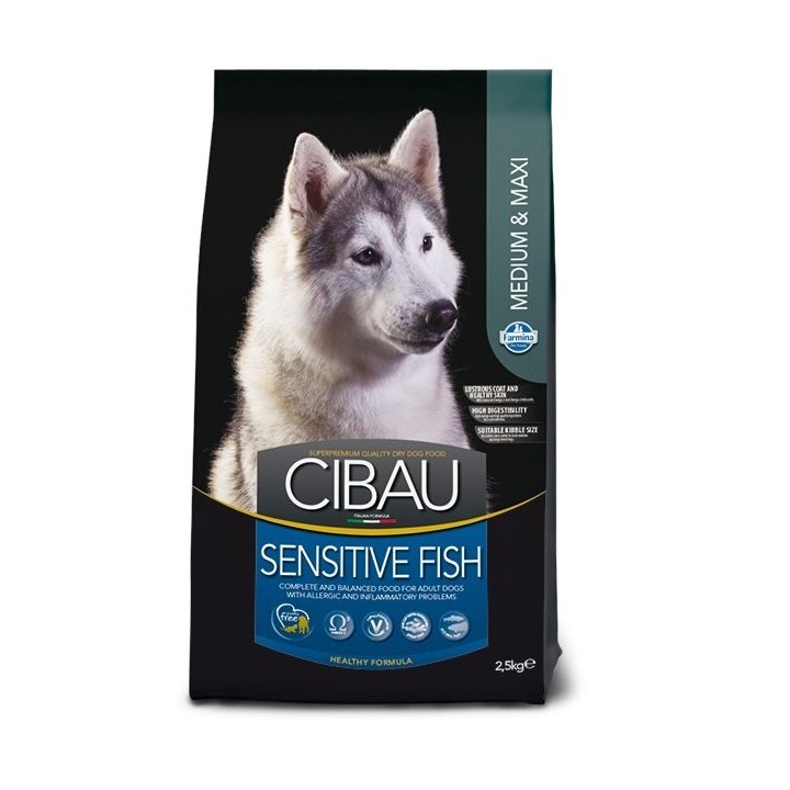 CIBAU Sensitive Adult Medium/Maxi 12kg+2kg GRATIS