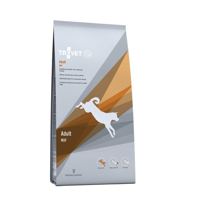TROVET Adult MXF Trockenfutter für ausgewachsene Hunde 12,5 kg