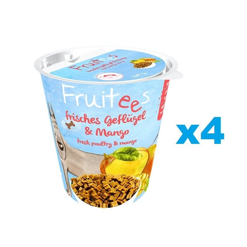 BOSCH Fruitees frisches Geflügel &amp, Mango 4 x 200 g