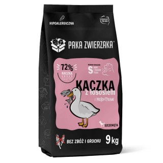 PAKA ZWIERZAKA Seven’th Heaven Trockenfutter mit Ente und Lachs für Welpen S 9 kg