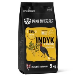 PAKA ZWIERZAKA Seven’th Heaven Trockenfutter mit Truthahn und Himbeeren M 9 kg