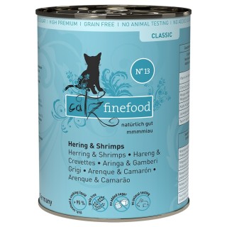 catz finefood 6 x 400 g - Hering & Shrimps
