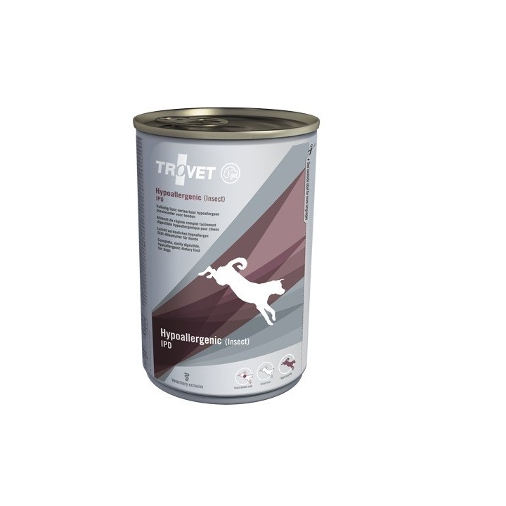 TROVET Hypoallergenic Insect IPD Nassfutter für Hunde 400g
