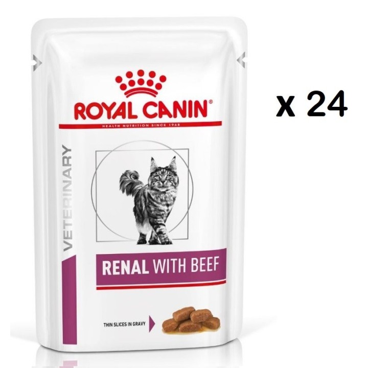 ROYAL CANIN Renal Feline Rind 24 x 85 g