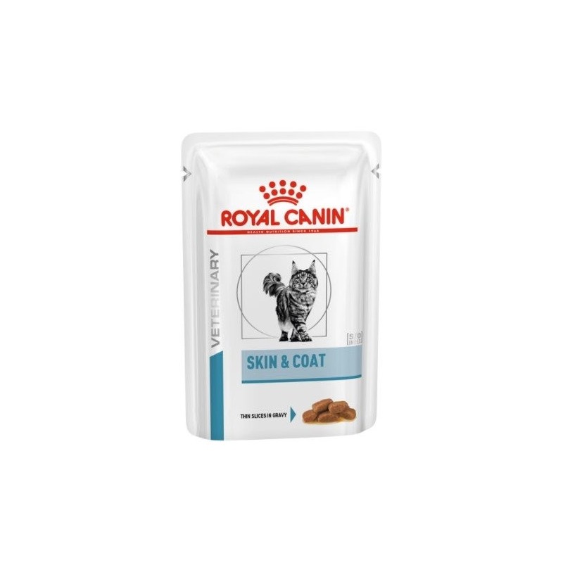 ROYAL CANIN Skin &amp, Coat Diät-Alleinfuttermittel für ausgewachsene Katzen 48 x 85 g