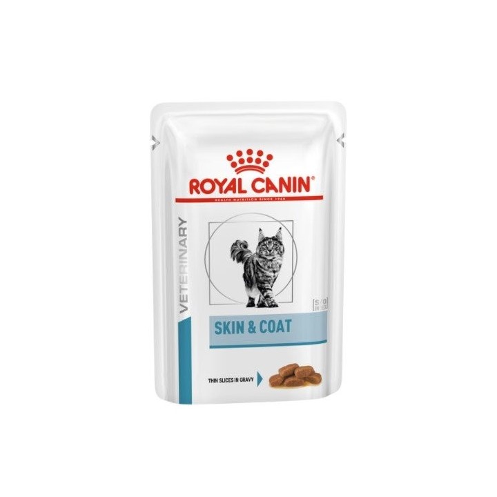 ROYAL CANIN Skin &amp, Coat Diät-Alleinfuttermittel für ausgewachsene Katzen 48 x 85 g
