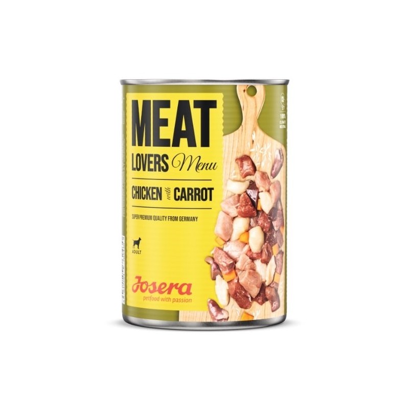 JOSERA Meatlovers Menu Hähnchen mit Karotten 400 g
