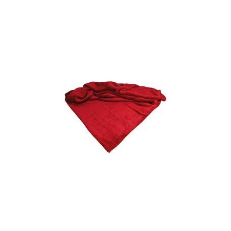Schecker - Bestickte Mikrofaserdecke Premium [Rot - ohne Bestickung]