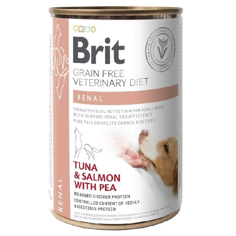 BRIT Veterinary Diet Renal Tuna&amp,Salmon&amp,Pea 400 g