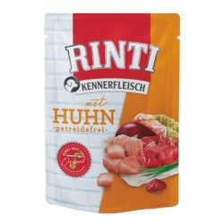 RINTI Kennerfleisch Chicken Huhn Nassfutter für Hunde 400 g