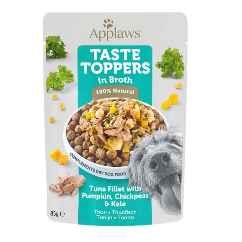 APPLAWS Taste Toppers Thunfischfilet, Kürbis, Grünkohl in Brühe 85 g