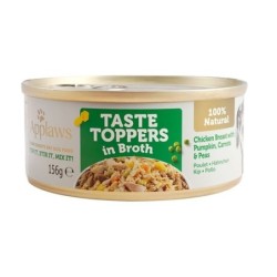 APPLAWS Taste Toppers Hähnchenbrust, Kürbis, Erbsen in Brühe 156 g