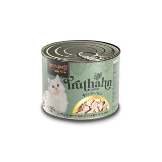 LEONARDO Truthahn mit extra Filet Nassfutter für Katzen 200 g
