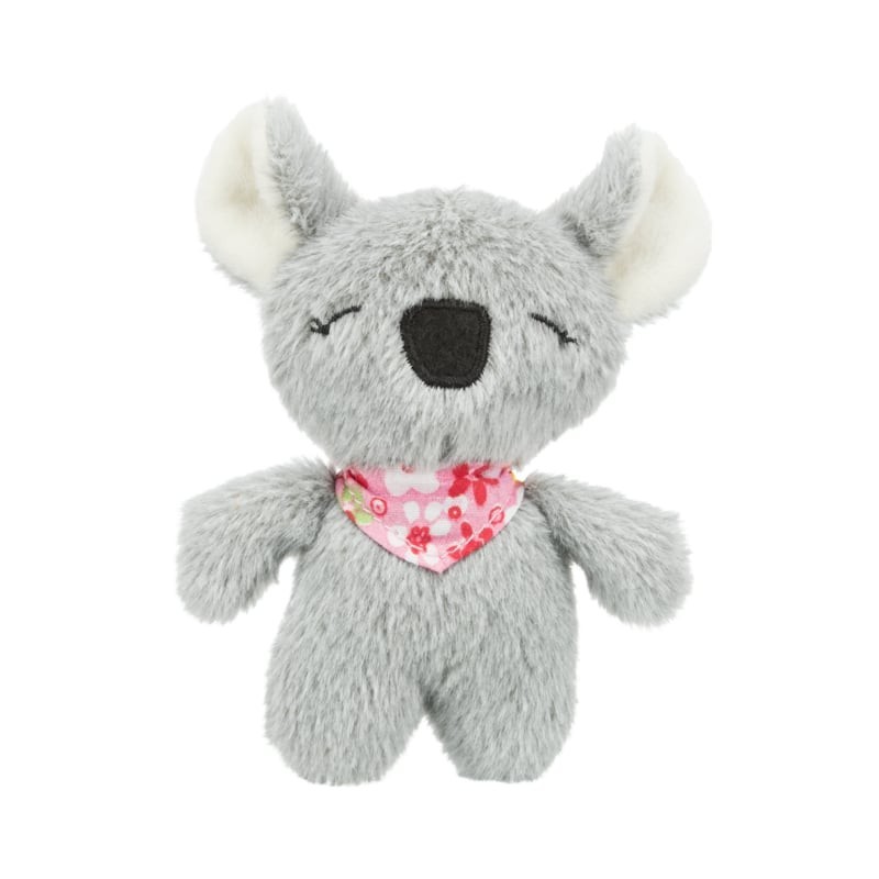 TRIXIE Koala Spielzeug, für Katzen, Plüsch, 12 cm, mit Katzenminze
