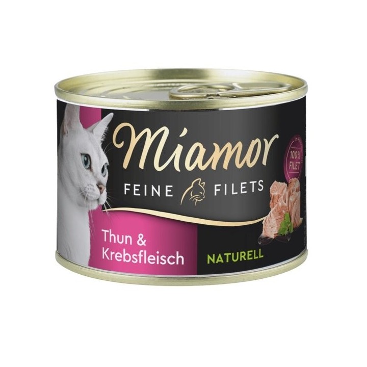 MIAMOR Feline Filets Thunfisch und Krabbenfilets in eigener Sauce 156 g
