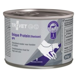 TROVET Unique Protein Venison UPV Nassfutter für Hunde und Katzen mit Wildfleisch 6x200 g