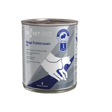 TROVET Unique Protein Rabbit UPR Nassfutter für Hunde und Katzen mit Kaninchen 12x800 g