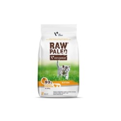 VETEXPERT Raw Paleo Kitten Turkey&amp,Chicken für Kätzchen Truthahn, Huhn 2 kg