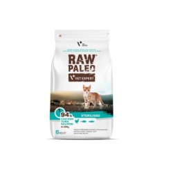 VETEXPERT Raw Paleo Sterilised Chicken&amp,Tuna&amp,Salmon für kastrierte Katzen 6 kg