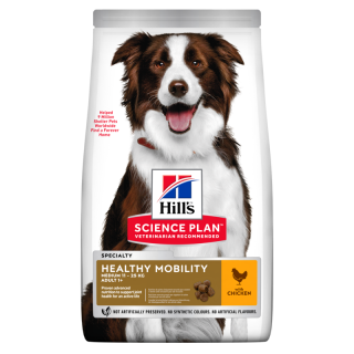 HILL'S Science Plan Canine Adult Healthy Mobility Medium Chicken 14 kg Hundefutter für mittelgroße Rassen - Gelenkunterstützu