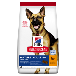 HILL'S Science Plan Canine Mature Adult 6+ Large breed Chicken 18 kg für ältere Hunde großer Rassen