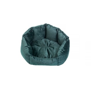 FERA Ring grünes ovales Bett M/L 68x60x28 cm