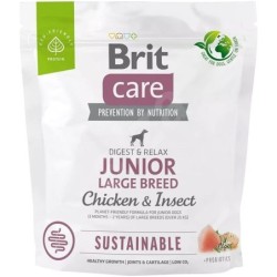 BRIT Care Sustainable Junior Large Breed mit Huhn und Insekten 1 kg